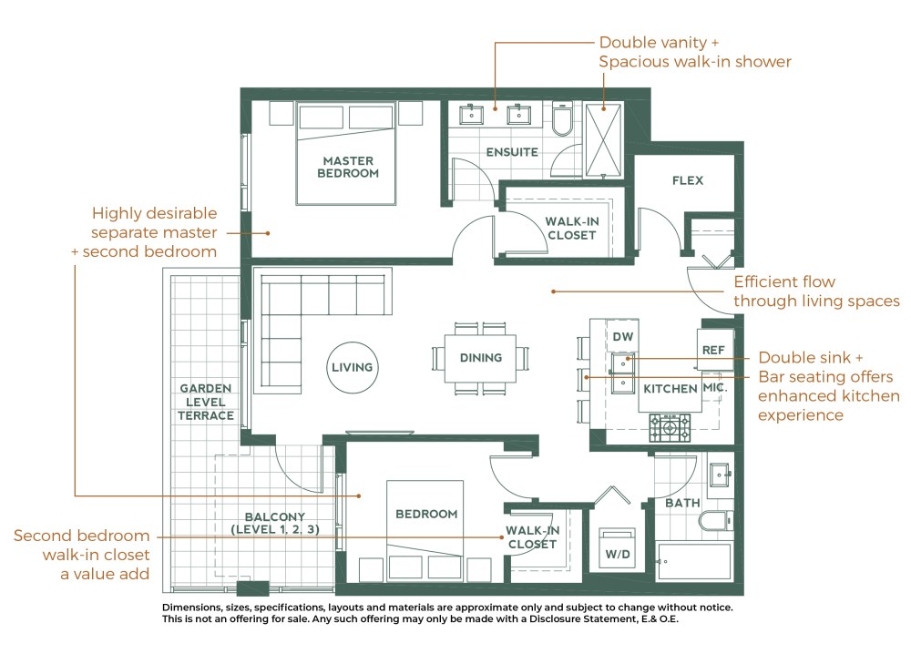 Creston Floor Plan Features